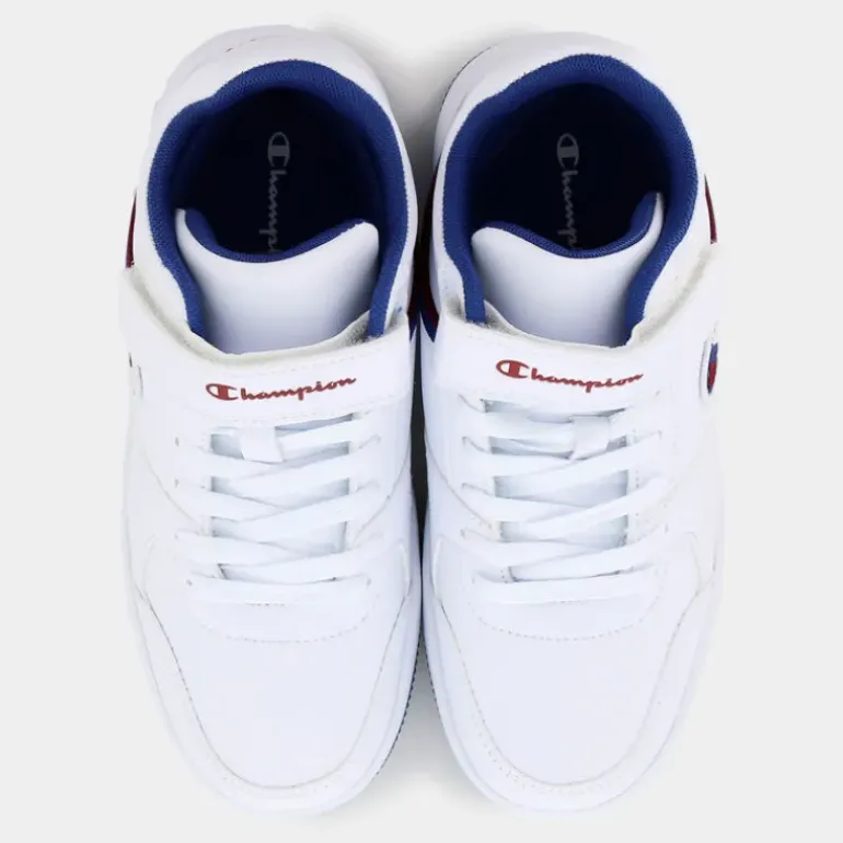 REBOUND MID B GS- SPORTIVE WHT/RBL/BURGUNDY S32405