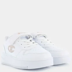 REBOUND PLATFORM GLITTER G PS- SPORTIVE WHT/ROSE GOLD S32830