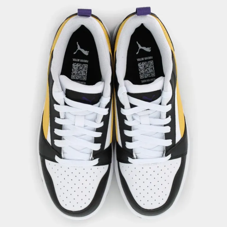 Rebound V6 Lo- SPORTIVE Black-Yellow Sizzle-White 393833