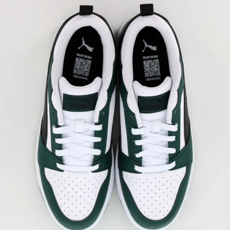 REBOUND V6 LOW- SPORTIVE White-Black-Dark Myrtle 392328