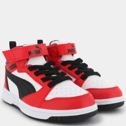 Rebound V6 Mid AC+ PS- SPORTIVE White- Black-For All Time Red 393832