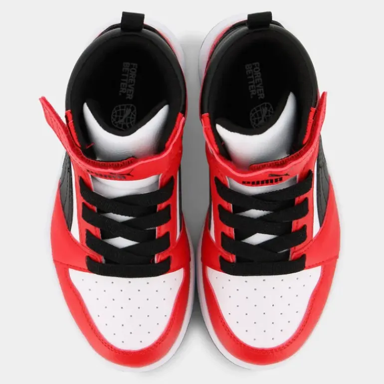Rebound V6 Mid AC+ PS- SPORTIVE White- Black-For All Time Red 393832
