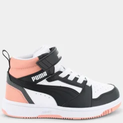 REBOUND V6 MID- SPORTIVE White/Black/Poppy Pink 393832