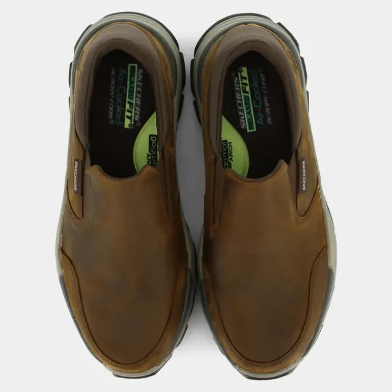 RESPECTED CALUM- MOCASSINI DARK BROWN 204480