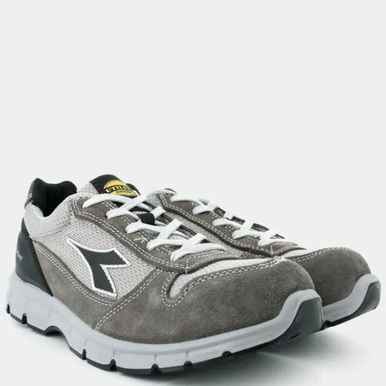 RUN TEXT LOW S1P- SCARPONCINI GRIGIO 701181156