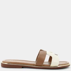 SALLY 716- SANDALI NUT-WHITE 4A4711EX247S3218