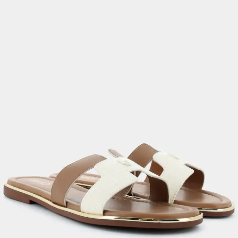 SALLY 716- SANDALI NUT-WHITE 4A4711EX247S3218