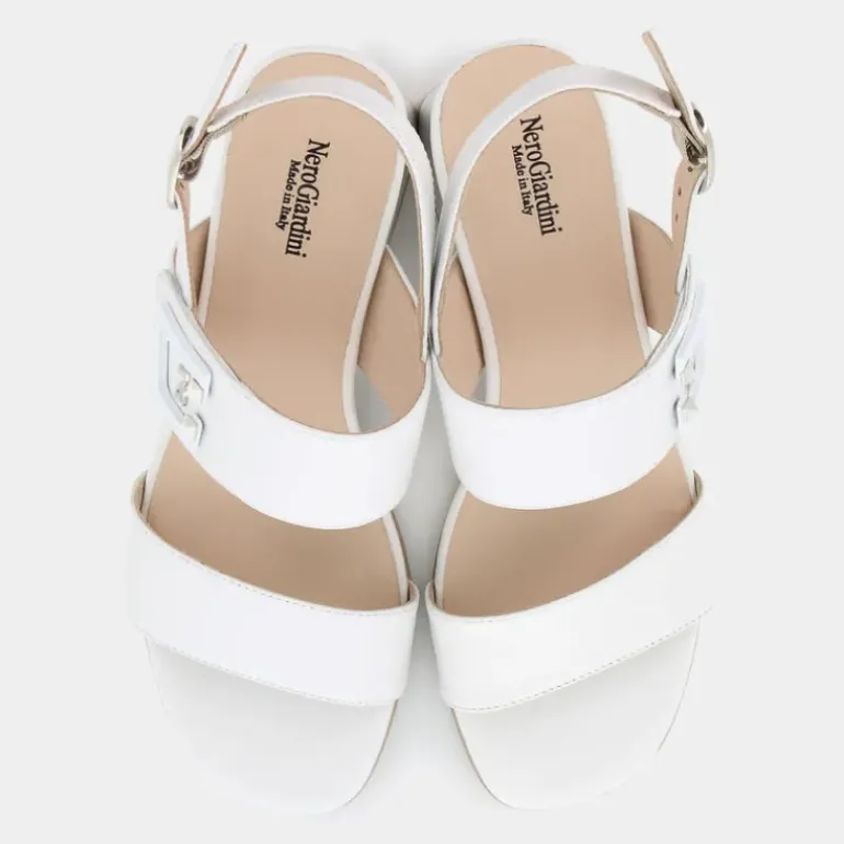 SANDALI BIANCO E410241D 707