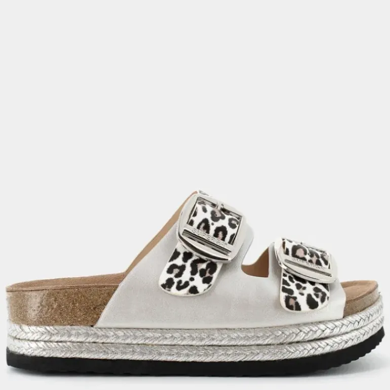 SANDALI BIANCO/MACULATO S11U421