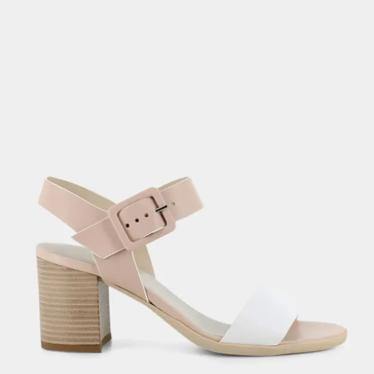 SANDALI BIANCO/NUDE E218654D