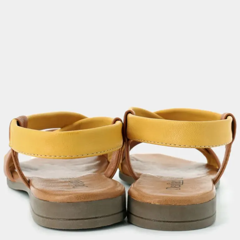 SANDALI GIALLO/BRANDY MA-E24D-03