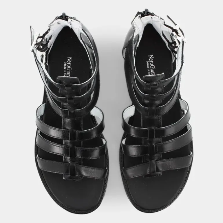 SANDALI NERO E012490D