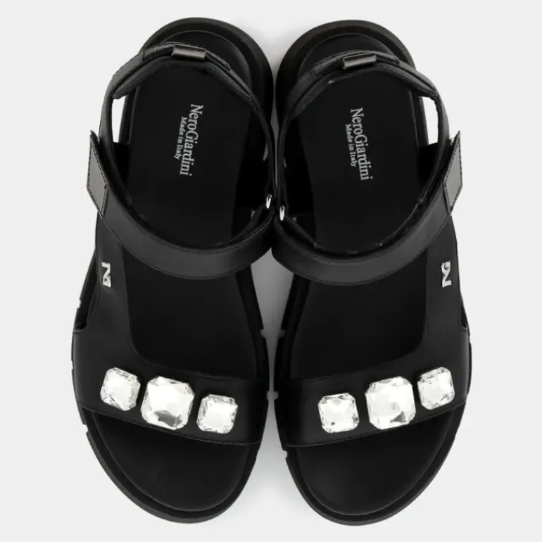 SANDALI NERO E410707D