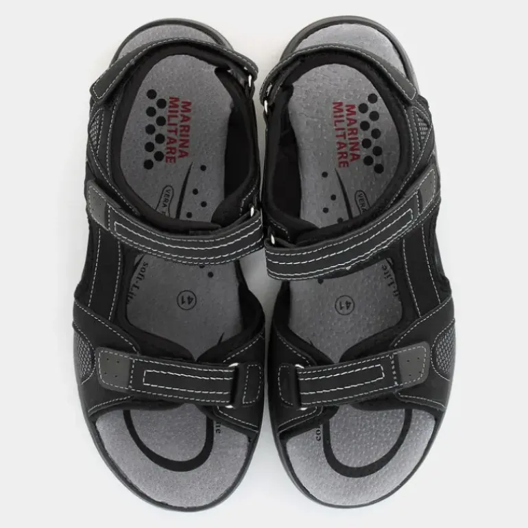 SANDALI NERO MM-1658