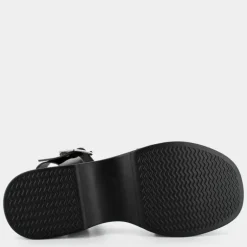 SANDALI NERO RE-E25D-15