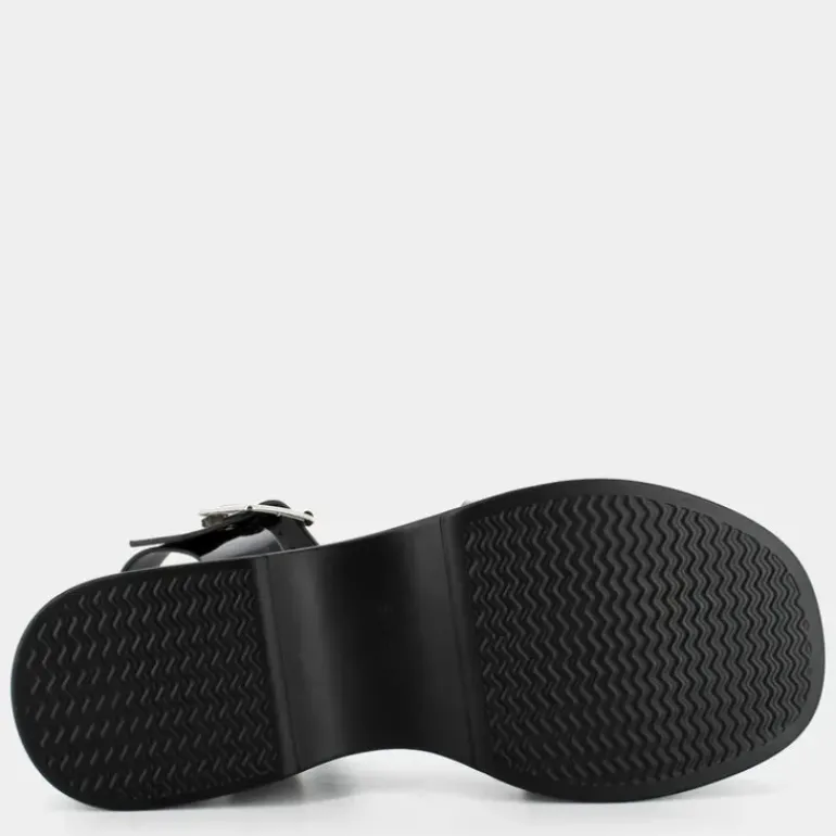 SANDALI NERO RE-E25D-15