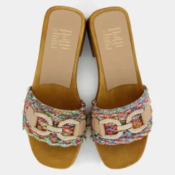 SANDALI TRECCIA MULTICOLOR SD-E24D-01