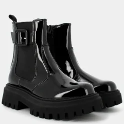 15933- SCARPONCINI E STIVALETTI NERO VERNICE AG-16682