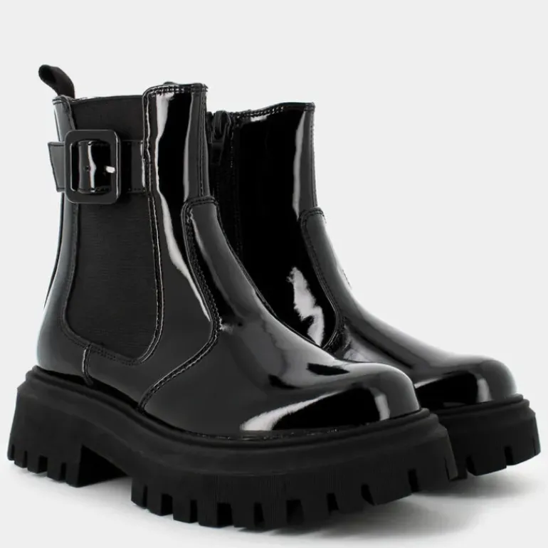 15933- SCARPONCINI E STIVALETTI NERO VERNICE AG-16682