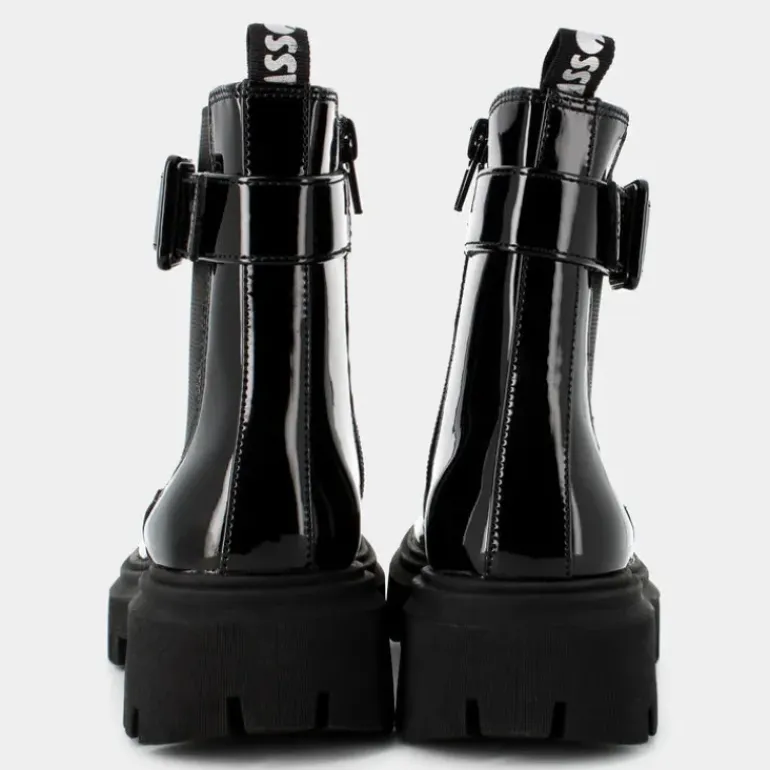 15933- SCARPONCINI E STIVALETTI NERO VERNICE AG-16682