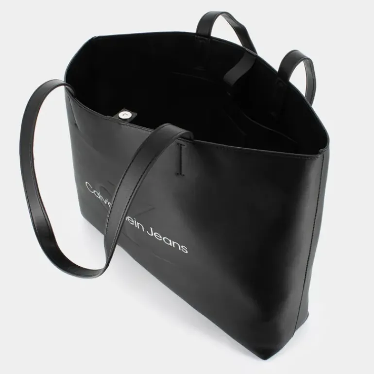 SCULPTED- BORSE 0GL BLACK METALLIC LOGO 10825-0GL