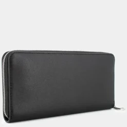 SCULPTED ZIP AROUND MONO- PICCOLA PELLETTERIA BLACK 07634-0GQ