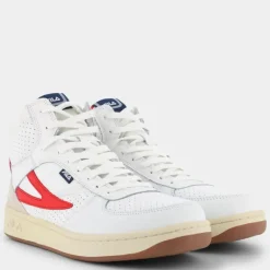 sevaro mid- SPORTIVE White-Fila Red FFM0256