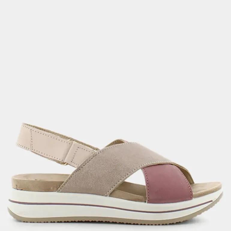 SINDY- SANDALI ROSA ANTICO/CHAMPAGNE 3677222