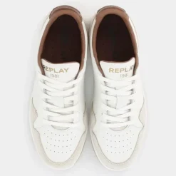 SMASH FINE 2- SNEAKERS OFF WHITE CUOIO RZ3B0025L
