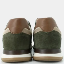 SNEAKERS BEIGE+MARRONE+VERDE AC-E25U-11