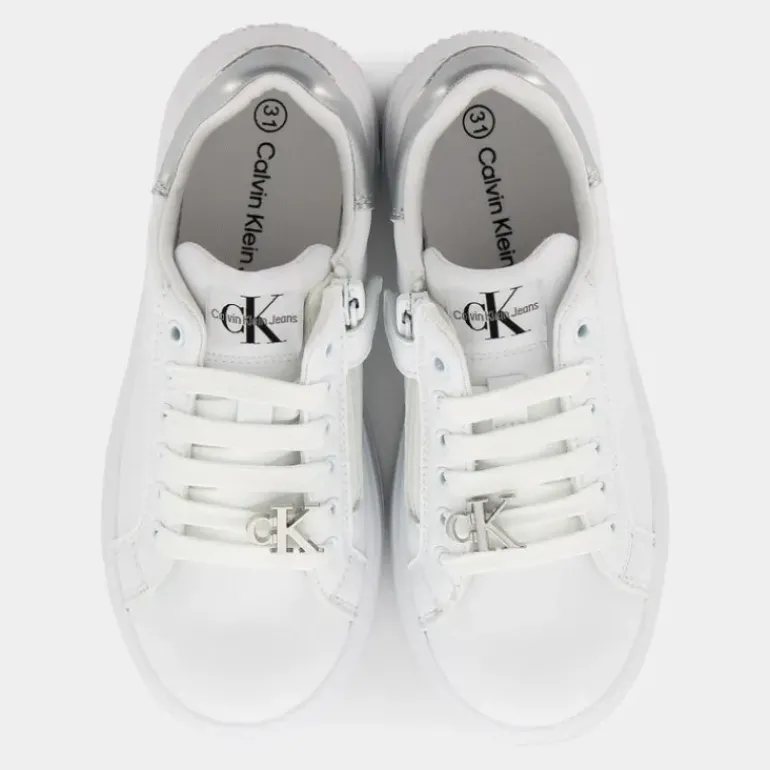 SNEAKERS BIANCO ARGENTO 80791