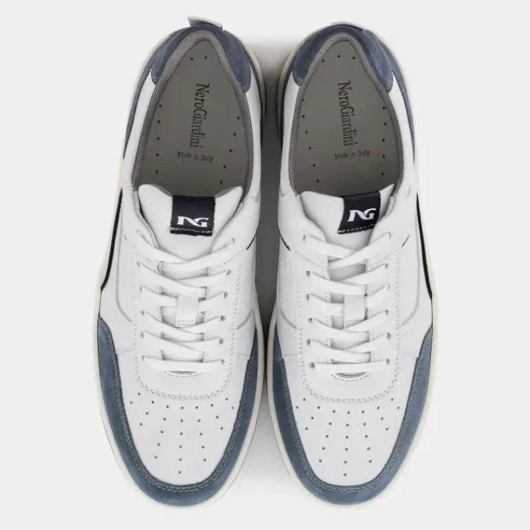 SNEAKERS BIANCO/AVIO E400230U