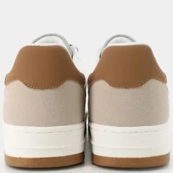 SNEAKERS BIANCO + MARRONE + CELESTE HZ-E25U-01