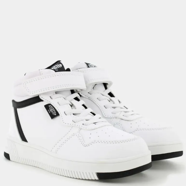 SNEAKERS BIANCO NERO ES-I24B-07