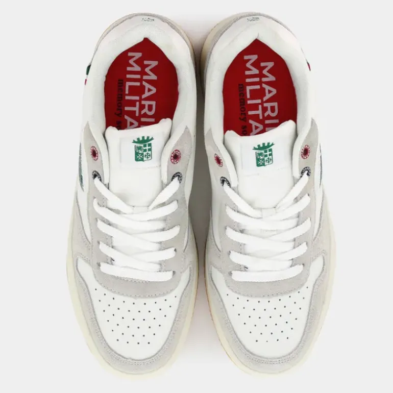 SNEAKERS BIANCO/VERDE MM-342