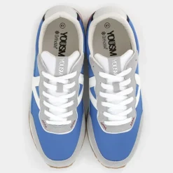 SNEAKERS BLU + GRIGIO + BIANCO HZ-E25U-04
