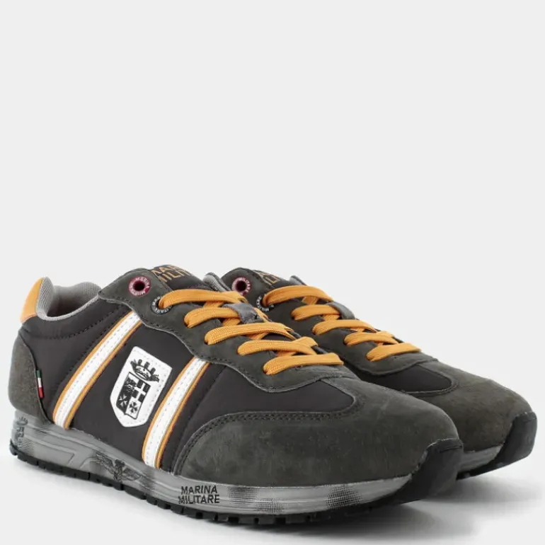 SNEAKERS GRIGIO/OCRA MM256