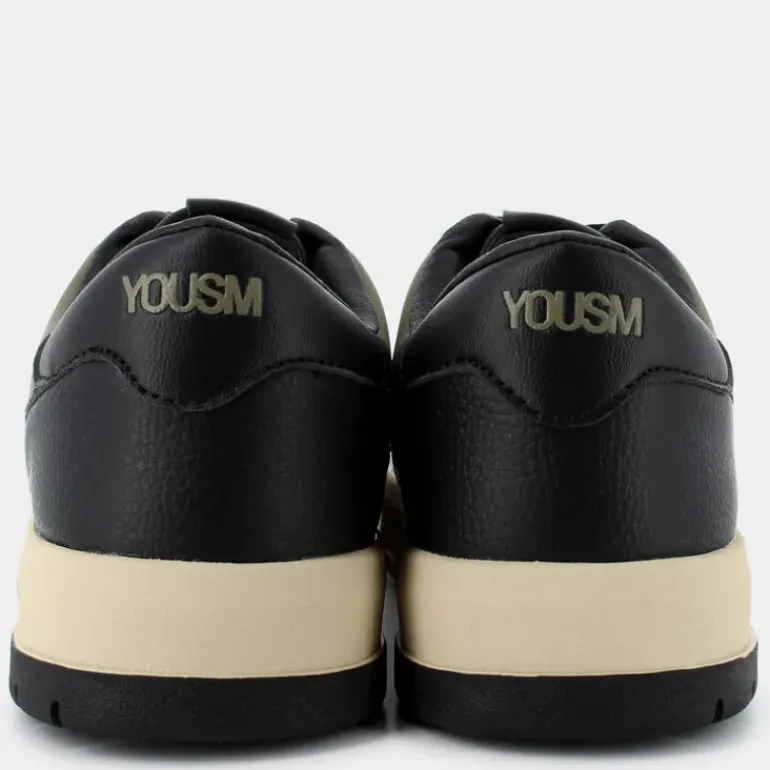 SNEAKERS NERO/VERDE OLIVA HZ-I24U-03