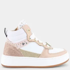 15194- SNEAKERS ROSA BIANCO ORO AG15562