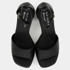 SOFT- SANDALI NERO RE-E24D-07