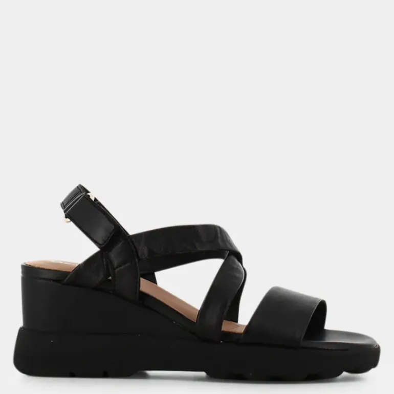 SPHERICA- SANDALI NERO D35G0D000TUC9999