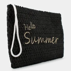 SUMMER- PICCOLA PELLETTERIA BLACK WO-E24-52