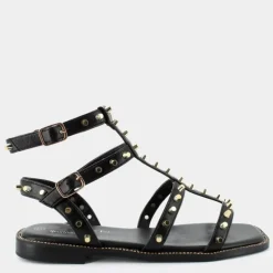 SU SOFT- SANDALI NERO RE-E24D-16