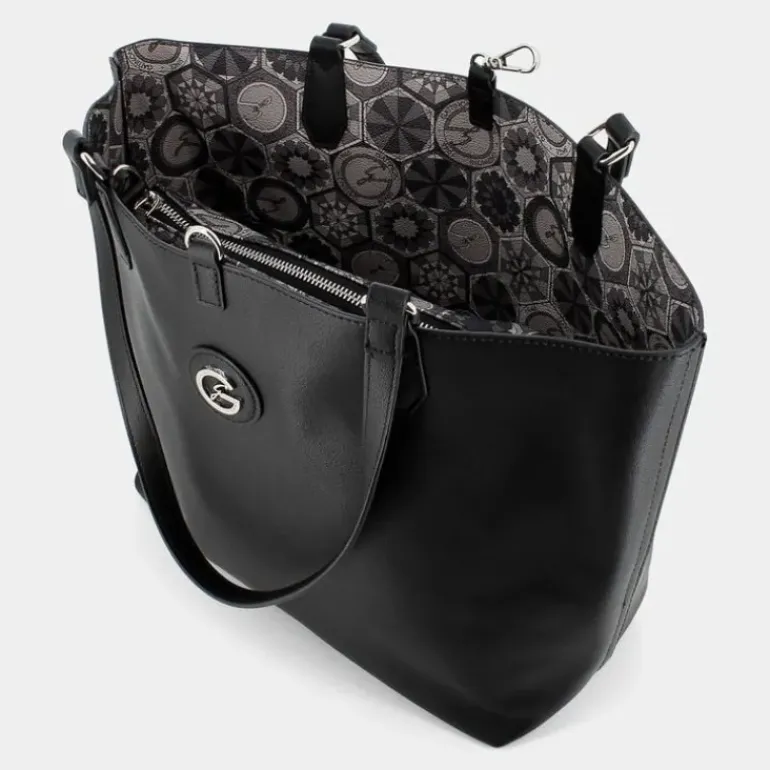TEODOSIA REVERIBILE- BORSE SMOKE/BLACK 8156