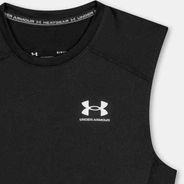 UA HG Armour Comp LS- T-SHIRT NERO 1361522