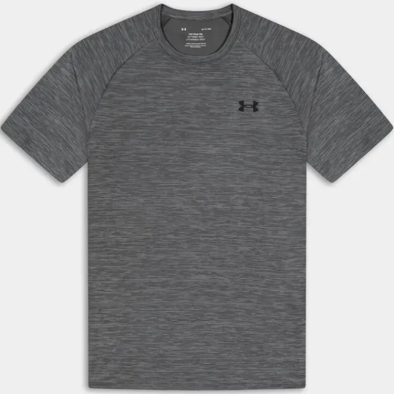 UA TECH TEXTURED SS- T-SHIRT CASTELROCK 1382796
