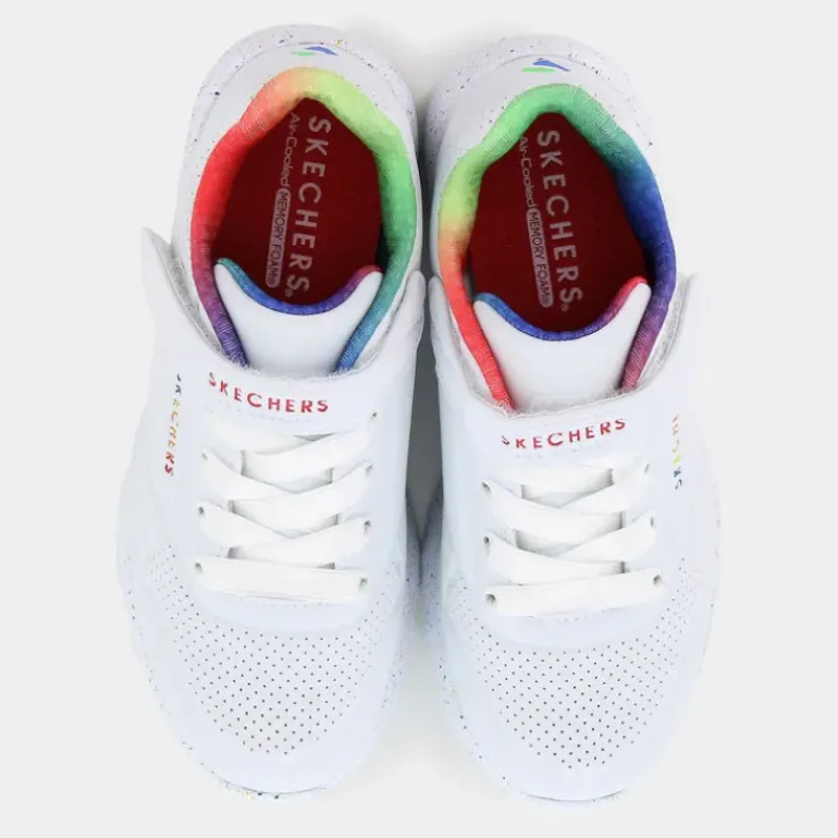 UNO LITE- SPORTIVE White/Multi Rainbow 310457L