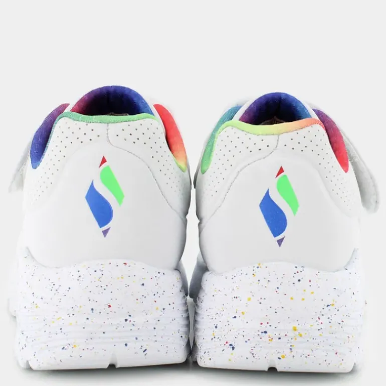 UNO LITE- SPORTIVE White/Multi Rainbow 310457L