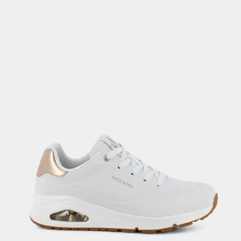 UNO- SPORTIVE WHITE DURABUCK/MESH 177094