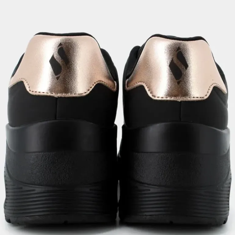 UNO WEDGE- SNEAKERS NERO 177520